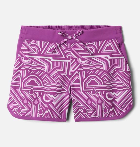 Columbia Sandy Shores Shorts Red For Girls NZ98201 New Zealand